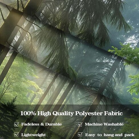Spenlife Sunlit Forest Tapestry, Springtime Woods Tapestries for Bedroom, Nature Wall Decor, Scenery Tapestries (90" x 70") in Saudi Arabia