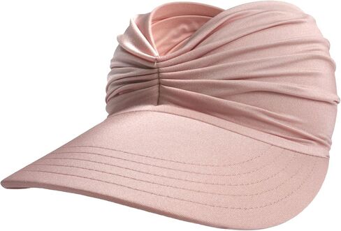 ITODA Women's Sun Visor Hats Empty Top Ponytail Hole Wide Brim Beach Sports Sun Hat UPF 50+ Packable UV Sun Protection Cap in Kuwait