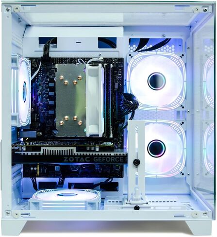 LXZ Gaming PC Desktop, I5-12400F, 2.5GHz, GeForce RTX 3050 6GB, 16GB DDR4 RAM, 1TB NVME SSD, for Gaming and Work, Black in Kuwait
