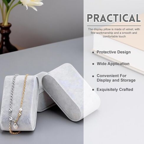 UPSTORE 6 Pcs Watch Display Pillows Bracelet Cushions Soft Watch Bracelet Holder Velvet Jewelry Display Stands for Watch Box Jewelry Display Storage Case Organizer in Kuwait