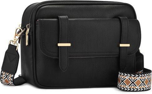 UBORSE Crossbody Purses for Women, Brown Purse with Adjustable Strap, PU Leather Crossbody Bag with RFID in Saudi Arabia