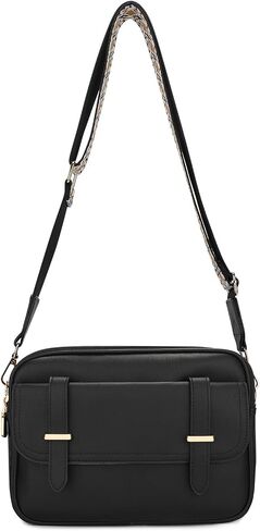 UBORSE Crossbody Purses for Women, Brown Purse with Adjustable Strap, PU Leather Crossbody Bag with RFID in Saudi Arabia