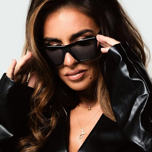 DIFF Jessie James Decker Vivi JJD Angular Designer النظارات الشمسية للنساء حماية من الأشعة فوق البنفسجية 400 in Kuwait