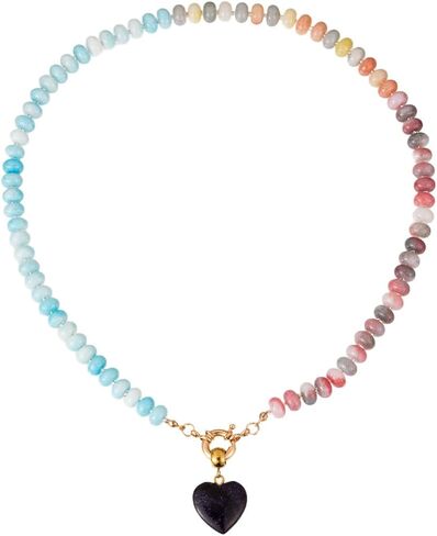 KOIS KL Handmade Multi-layer Bohemia Nacklaces for Women Fashion Boho Vintage Choker Necklaces Gift for Women with Beautiful Gift Box in Kuwait