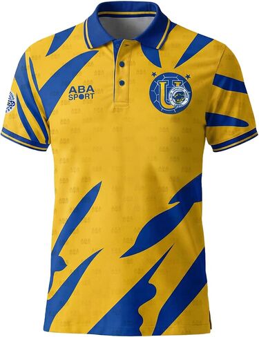 Camiseta Retro Tigres UANL 1996 | Versión Exacta del Jersey Clásico | Diseño Vintage Amarillo y Azul | in Saudi Arabia