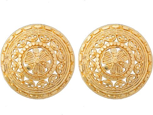 Bodha Traditional Indian Gold Plated Small Stud Earrings for Women (SJ_639) in Kuwait