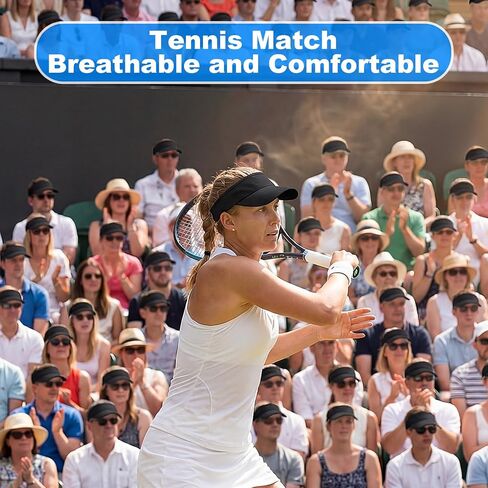 32 Pack Adjustable Sport Sun Visor Hats Bulk Solid Color Blank Golf Cap Anti Ultraviolet for Beach Tennis Baseball in Kuwait