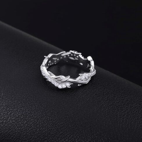 Crown of Thorns Ring for Women - 925 Sterling Silver CZ Thorn Jesus Rings Faith-Based Christian Gifts Religious Jewelry for Christmas Easter Thanksgiving Day in Saudi Arabia