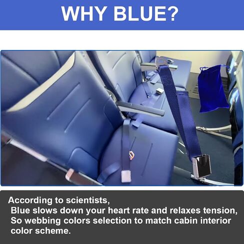 Airplane Belt Extender for Southwest Airlines Newer Plane 737-800/737 MAX8 ONLY,Adjustable Length 7-25" Seatbelt Extension (Type E) in Saudi Arabia