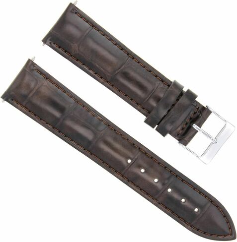 Ewatchparts 17MM 18MM 19MM 20MM 21MM 22MM 23MM 24MM LEATHER WATCH BAND STRAP COMPATIBLE WITH ZENITH in Saudi Arabia
