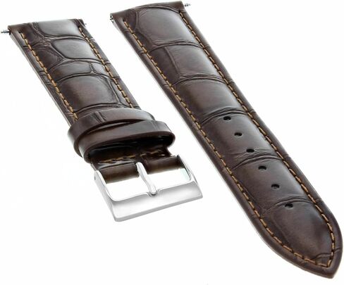 Ewatchparts 17MM 18MM 19MM 20MM 21MM 22MM 23MM 24MM LEATHER WATCH BAND STRAP COMPATIBLE WITH ZENITH in Saudi Arabia