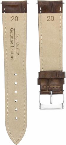 Ewatchparts 17MM 18MM 19MM 20MM 21MM 22MM 23MM 24MM LEATHER WATCH BAND STRAP COMPATIBLE WITH ZENITH in Saudi Arabia