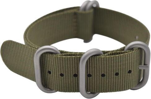 Alxptino Colorful Nylon Watch Band for Men - Watch Strap Replacement with Brushed Buckle in Saudi Arabia