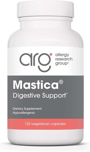Allergy Research Group ARG Mastica Digestive Support - Supports Digestive Comfort - Delivers 1000 mg Chios Mastic Gum Resin per Serving - Vegetarian & Hypoallergenic - 60 Servings - 120 Capsules in Saudi Arabia