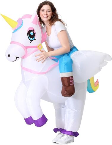 TOONRAIN Uniform Adult Funny Dress up Holiday Party Adjusting Atmosphere Half Wear Inflatable Costume in Kuwait