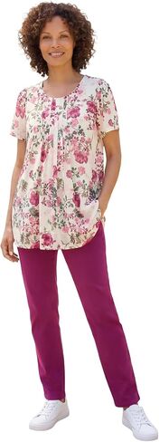 Woman Within Plus Size Miracle Mesh Overlay Tunic in Saudi Arabia