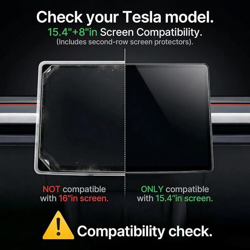 ترقية 9H واقي زجاجي مقسّر لـ Tesla Model 3 Highland (2024/2025/2026) و NEW MODEL Y JUNIPER MONT/الخلفية الإكسسوارات 2026 ، PRINTING PRINT -MATTE [2 -pack] in Kuwait