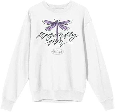 Bioworld Gilmore Girls Dragonfly Inn Men's White Sweatshirt in Kuwait