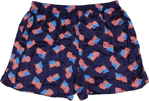 INTIMO Men's American Flag Silk Boxer Short Underwear in Saudi Arabia