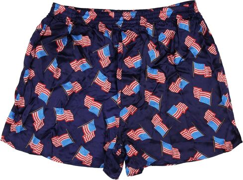 INTIMO Men's American Flag Silk Boxer Short Underwear in Saudi Arabia