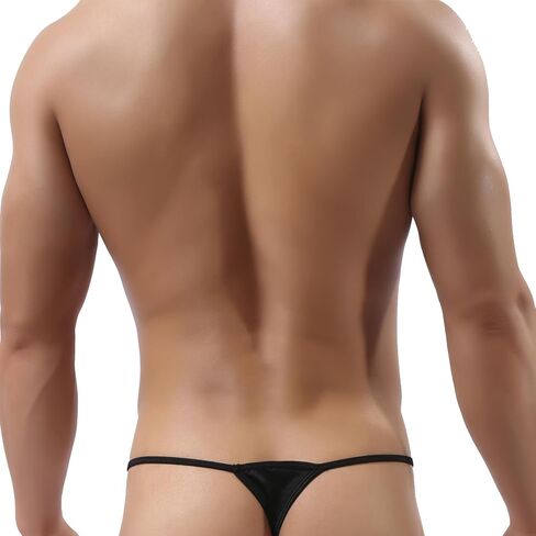 Men's 3 Pack Lift-up Pouch G-string Underwear Low Rise String Thong Sexy Y-back Underpanties for Men in Kuwait