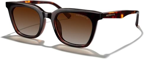 MERRY'S Modern Men Women Acetate Square Polarized UV400 النظارات الشمسية S6193 in Kuwait