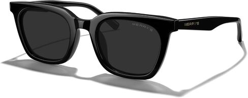 MERRY'S Modern Men Women Acetate Square Polarized UV400 النظارات الشمسية S6193 in Kuwait
