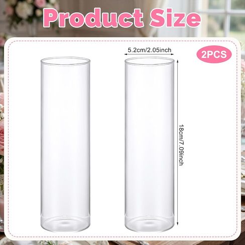 2 Pcs Sand Ceremony Kit Unity Glass Pouring Containers Sand Pouring Vases for Wedding Engagement Anniversary Memorial Bridal Party Supplies and Decor in Saudi Arabia