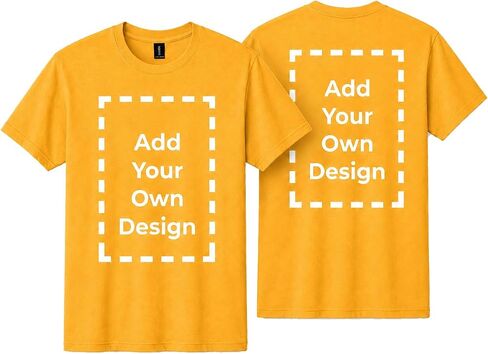 Custom T Shirts for Men and Women, Design Your Own Personalized Shirt with Photo Text Logo, Unisex Tee in Kuwait