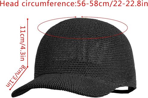 Unisex Adults Paper-Blended Fabric Woven Visor Sunhat Summer Baseball Cap in Saudi Arabia