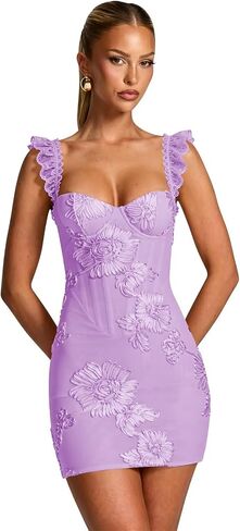 Floral Embroidery Corset Homecoming Dresses for Teens Ruffles Lace Cocktail Mini Short Prom Dress in Saudi Arabia