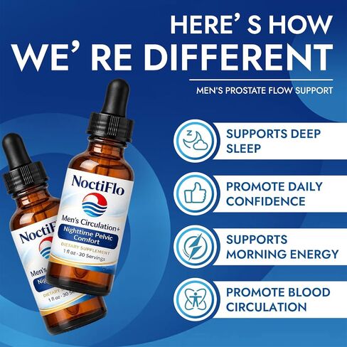 Noctiflo Flow Support Drops for Men, 1 fl oz in Saudi Arabia