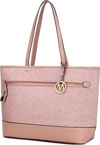 MKF Collection Tote Bag for Women, Vegan Leather Top Handle Pocketbook Large Shoulder Bag Work Handbag Purse By Mia K in Kuwait