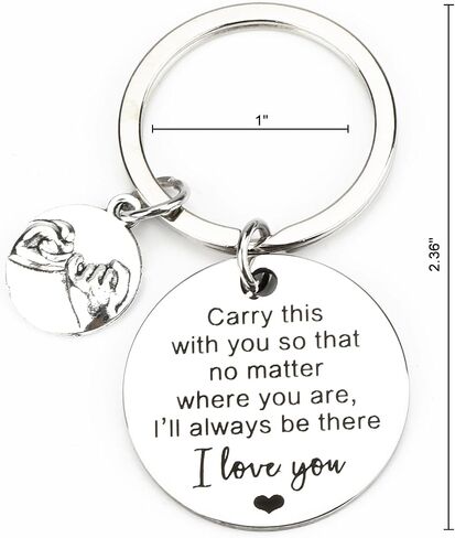 Pinky Promise Keychain - I Love You Gifts for Him & Her, Couple Keychains, I Miss You Gifts for Her, Valentine's Gift for Your Boyfriend, Love Gift, Keychain for Boyfriend from Girlfriend in Saudi Arabia