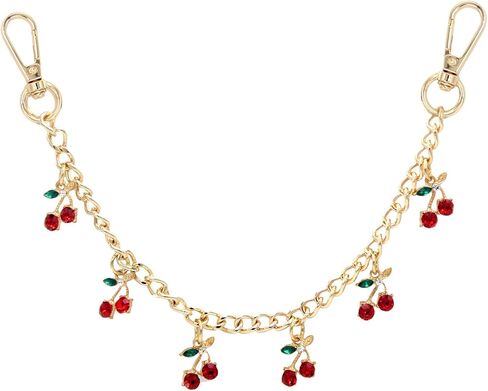 Cherry Bag Charms for Handbags Chain, Gold Bag Charms Wallet Purse Chain, Purses Accessories for Women in Saudi Arabia