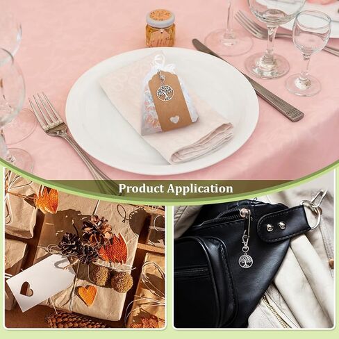 PH PandaHall 48 Sets Tree of Life Keychain Favors Party Favor Silver Tree Keyring with Organza Gift Bags Celebration of Life Favors Small Mesh Bag with Tags for Christmas Wedding Baptism Guest Return in Saudi Arabia
