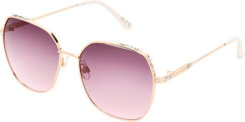True Religion June’s Dawn Wire Rose Geometric Women's Sunglasses in Kuwait
