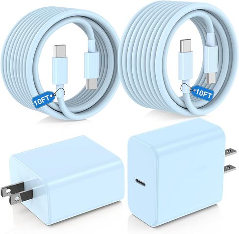 (6ft+10ft) iPhone Charger Fast Charging for iPhone 14 13 12 Fast Charger,20W USB C Wall Charger with Type C to Lightning Cord for i Phone 13/14/12 Pro Max Plus/11,iPad-2Pack in Kuwait