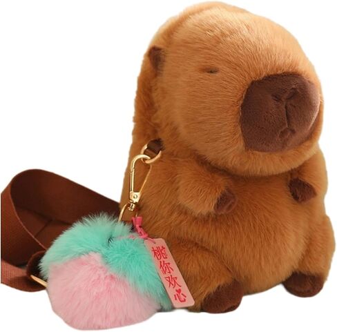 Cute Crossbody & Shoulder Bag Kawaii Fuzzy Animal Zoo for Adults with Lucky pins and Accessories Ita Bag in Saudi Arabia