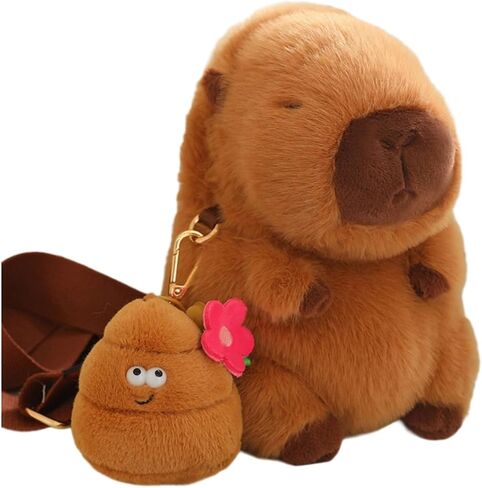 Cute Crossbody & Shoulder Bag Kawaii Fuzzy Animal Zoo for Adults with Lucky pins and Accessories Ita Bag in Saudi Arabia