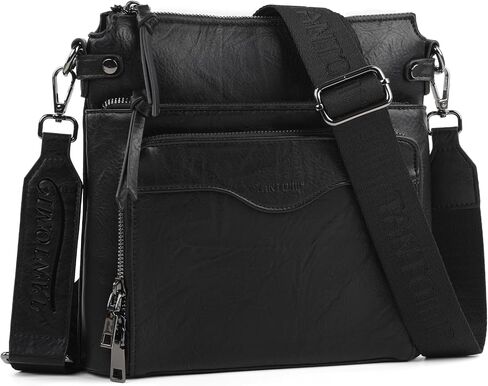 TANTOMI Vegan Leather Crossbody Purses for Women, Rfid Crossbody bags Women's Handbags Shoulder Bag with 6 Card Slots in Saudi Arabia