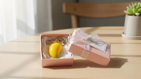 Mango Bag Charm Purse Accessories Charms Yellow Fruit Keychain Gold Metal Chain Purse Accessory in Saudi Arabia