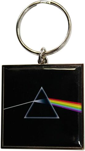 Pink Floyd Keyring Keychain Dark Side Of The Moon Album Official Metal Size One Size in Saudi Arabia