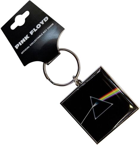 Pink Floyd Keyring Keychain Dark Side Of The Moon Album Official Metal Size One Size in Saudi Arabia
