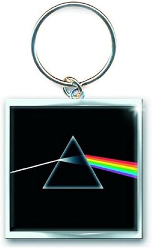 Pink Floyd Keyring Keychain Dark Side Of The Moon Album Official Metal Size One Size in Saudi Arabia