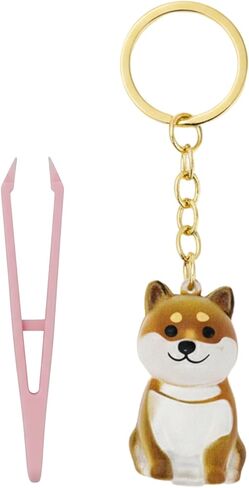 Cat/Dog Hair Collector Keychain Charm Memorial Bottle Memorial Storage Box Cute Collecting Gift Transparent Keychain in Kuwait