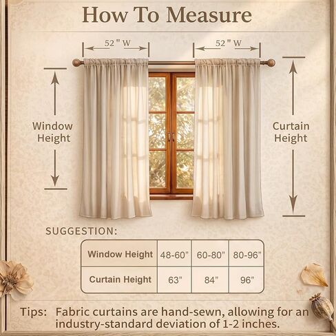 Tranqun Lace Ruffle Floral Sheer Curtains with Pearl Tiebacks Vintage Lace Curtains Romantic Privacy Light Filtering Ruffled Drapes Rod Pocket for Living Room Bedroom Farmhouse, 2 Panels(52" W X 84"L) in Saudi Arabia