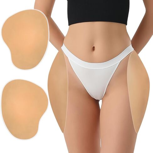 NSSZNUS 2PCS Adhesive Silicone Hip Pads for Women Sticky Butt Pad Realistic Hip Dip Shapewear for an Instant Hourglass Figure in Saudi Arabia