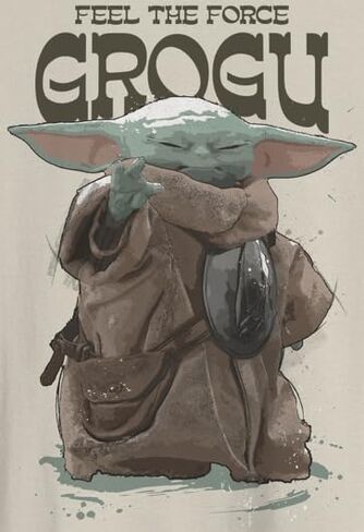 Star Wars: The Mandalorian and Grogu Feel The Force Mens T-Shirt in Kuwait