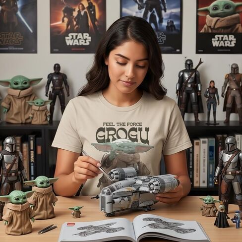 Star Wars: The Mandalorian and Grogu Feel The Force Mens T-Shirt in Kuwait